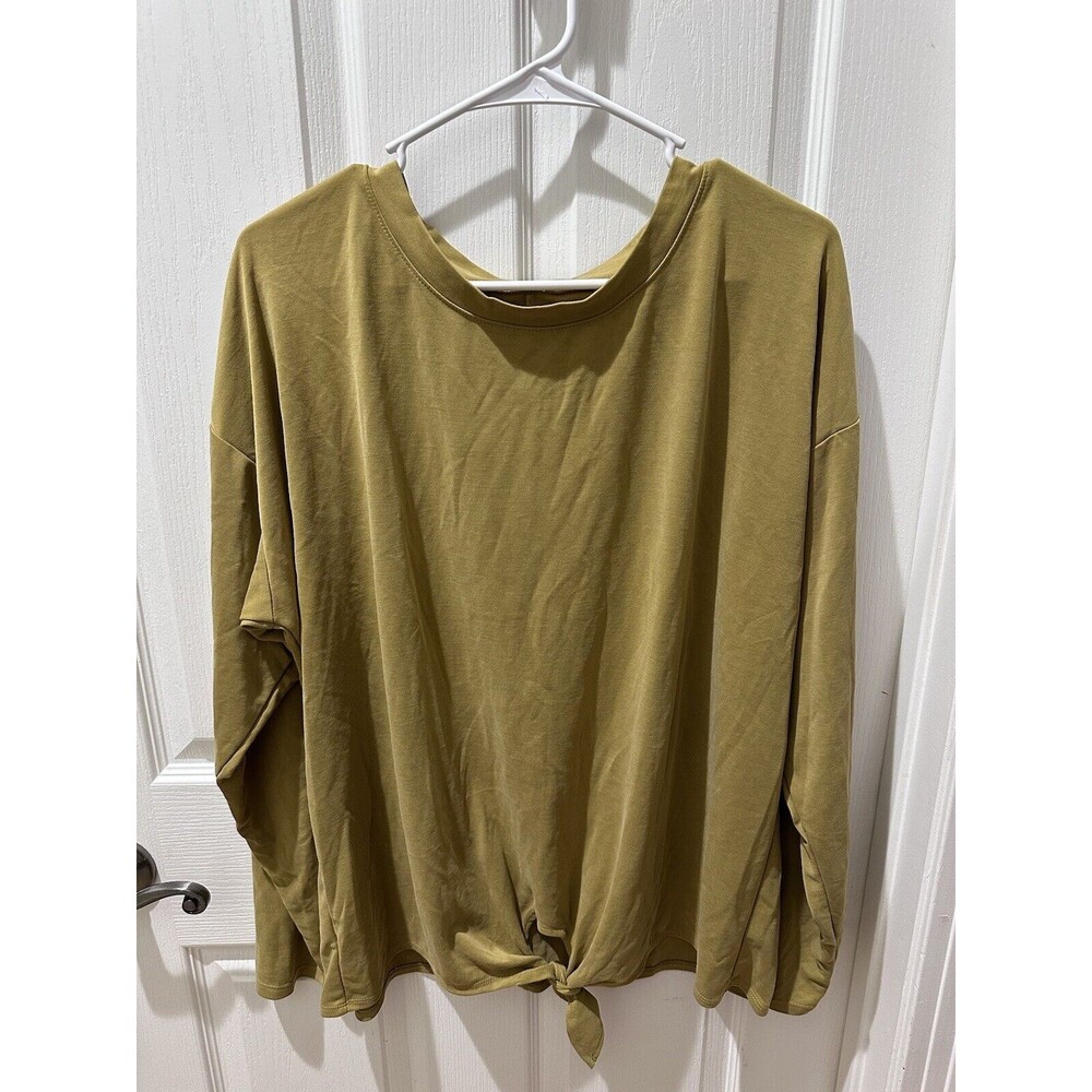 LOFT OUTLET Size XL Women's Top Long Sleeve Pullover Mustard Yellow